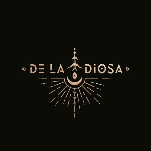 De la Diosa - Goddess Temple and Retreat Center Logo Design by Sauriêl Creative