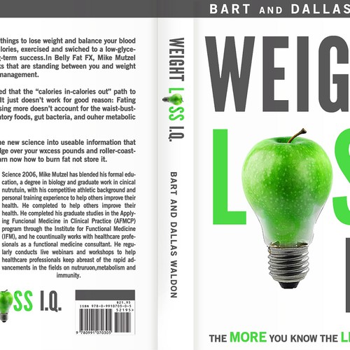 Design a creative and simple cover for weight loss book Design by Milica M.