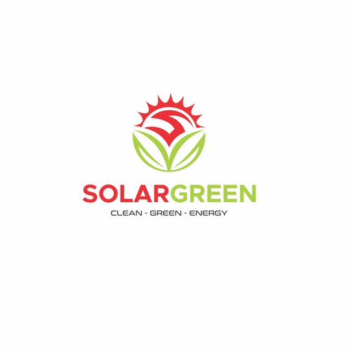 Logo for solar retailer, SolarGreen Design by IEL'S