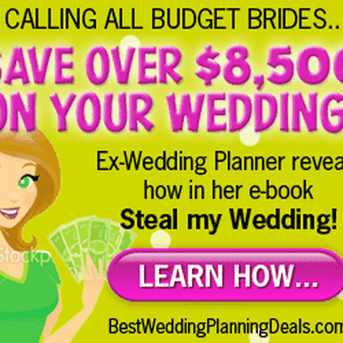 Steal My Wedding needs a new banner ad Design by RCharron