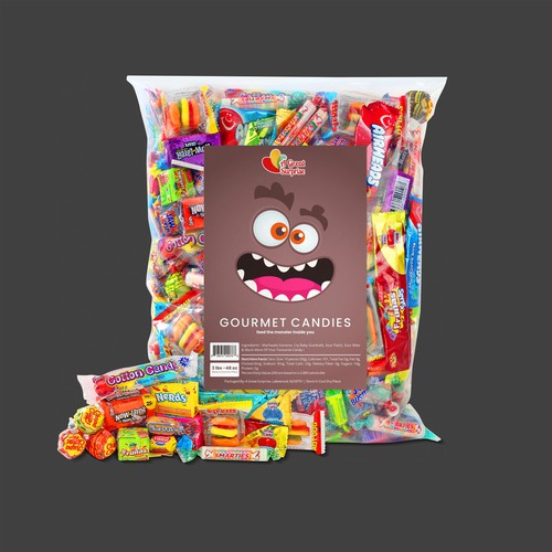 Design a modern, clean, chic, and professional candy label. Réalisé par Rajan Bhatla