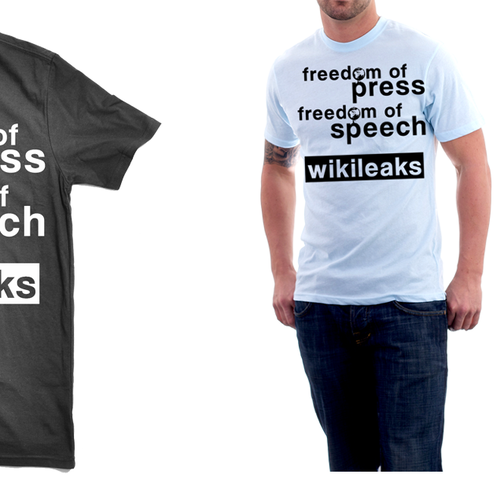 New t-shirt design(s) wanted for WikiLeaks デザイン by Inferno