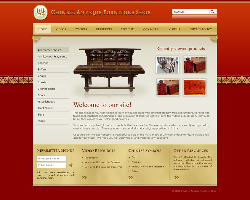 Three Page E Commerce Catalog Site Design Web Page Design Contest