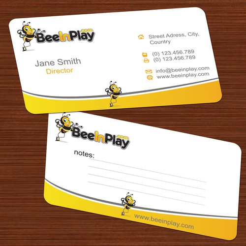 Help BeeInPlay with a Business Card Réalisé par jopet-ns
