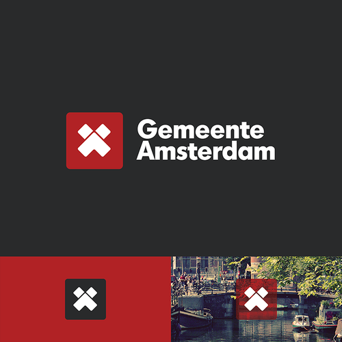 Community Contest: create a new logo for the City of Amsterdam Ontwerp door pbrunsteiner