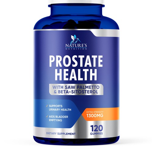 Nature's Nutrition needs a Men's Prostate Health product label Design by UniqueHub