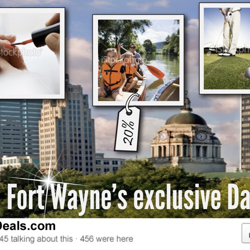 Fort Fun Deals Facebook cover Design von bluesflamingo