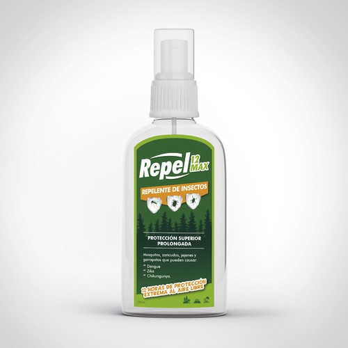 Repel 12 Max Etiqueta-ontwerp door Anrally