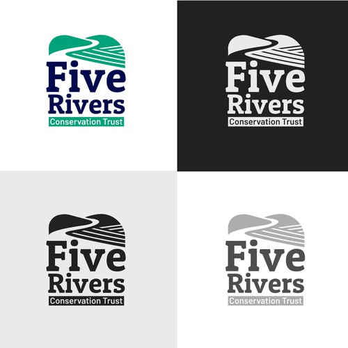 Inspiring logo for land conservation org – save farms and forests, protect clean water, and connect people to nature! Diseño de Saan creatives™