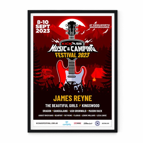 vsardjuさんのDesign Music & Camping Festival Posterデザイン