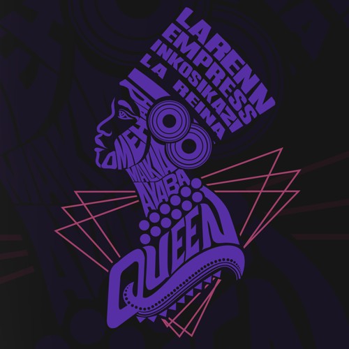 African Diaspora "QUEEN" Dialect T-Shirt Design Design by yuyunArts
