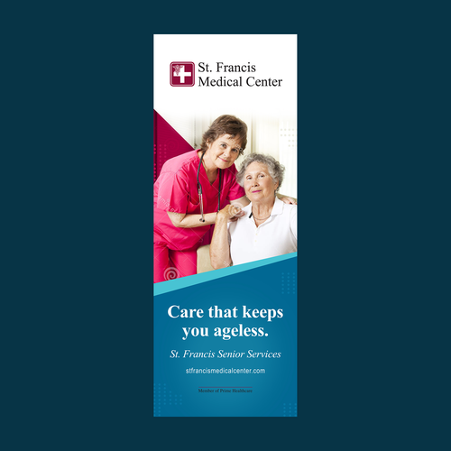 Design a banner that attracts older adults & families to use our specialized senior care & services-ontwerp door KeenDesigns