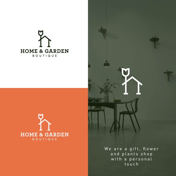 Design by bigblue titled "Logo for home & garden Boutique"