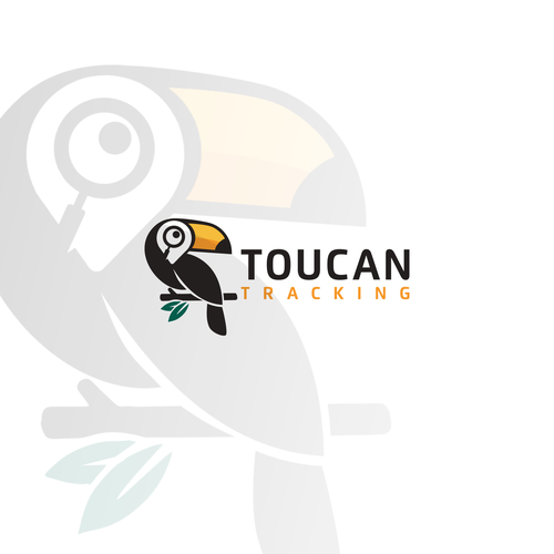 Tracking Software with Toucan in Design (Toucan Tracking Logo) Design by agitpurnamasari