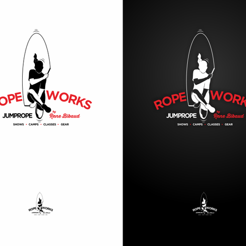 Jump Rope Logo Design For Ropeworks Logo Design Contest