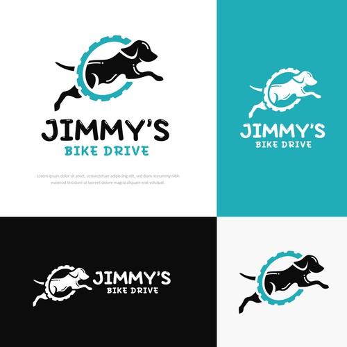 Logo for a bicycle fundraiser and somehow incorporating a black lab Design por Danielle Curtis