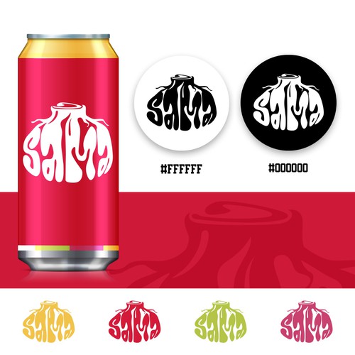 SAMA, 100% fruit juice brand Design by brightoneart