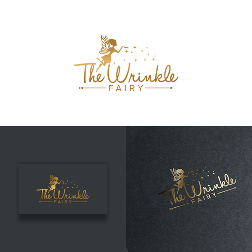 Design a sophisticated logo for The Wrinkle Fairy with a touch of Magic! Design by BALAKOSA std