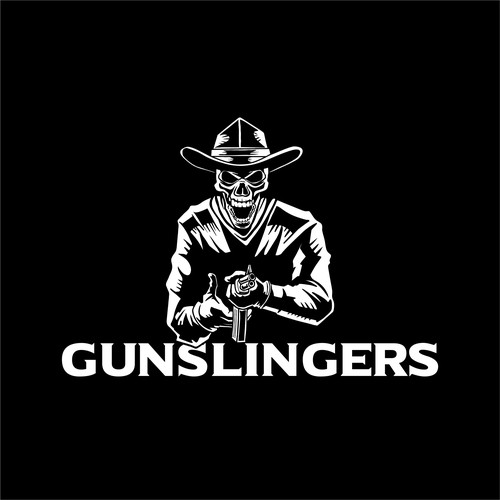 Retail logo for "Gunslingers" Design by Hadeboga Studio