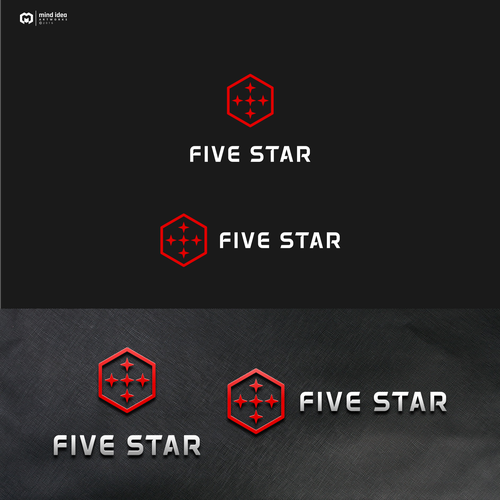 Five Star logo design Diseño de mind_idea™