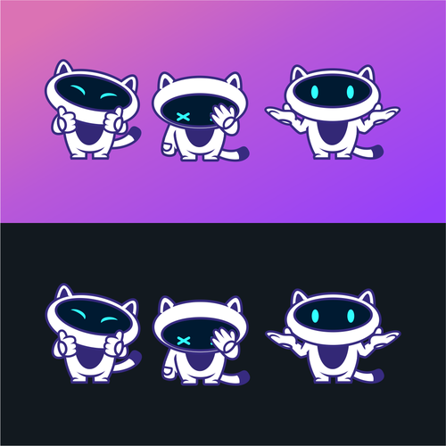 ProBot (the discord bot) needs a mascot for rebranding. Design réalisé par palugongso