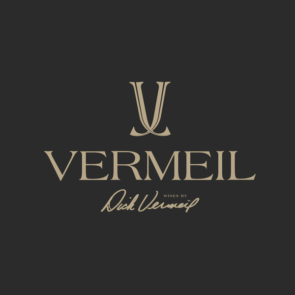 Design by Russ Harrison titled "Logo concept for Vermeil"