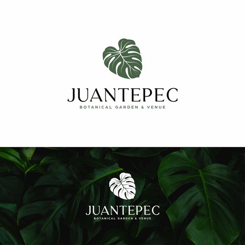 Botanical garden & Venue Logo creation (we would like to use the leaf as a cut out on a steel plaque (with holes in the  Design by Petite Plume