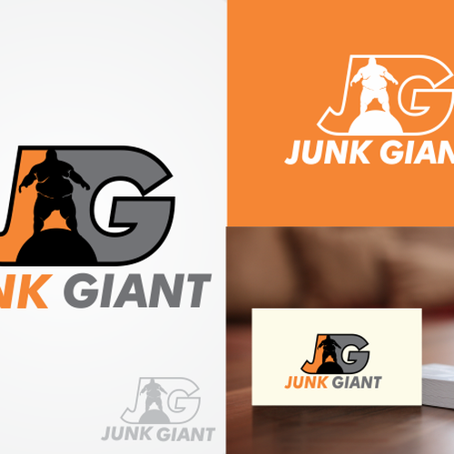 Create a modern, eye-catching logo for junk removal company Junk Giant. Design by Brainstorming_day