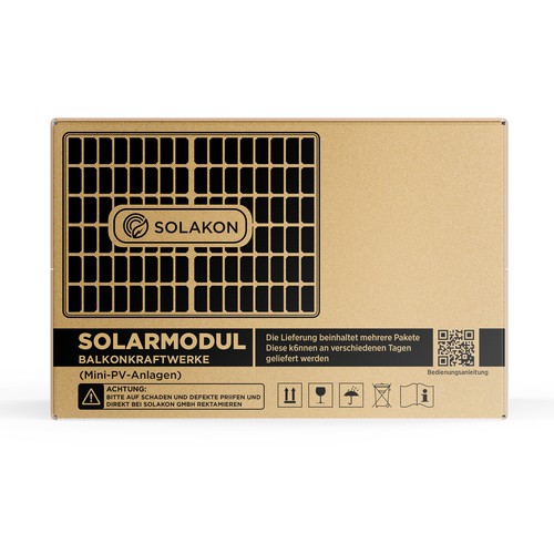 Create a nice Packaging Design for Solar Panels Design by Rajith Shantha