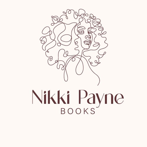 Romance author logo Design by QPR