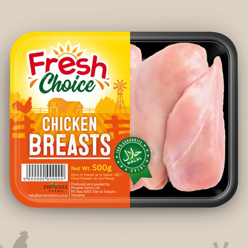 Packaging design for our chicken. Design by Daisygirl1702