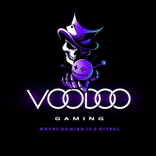 Voodoo Gaming Needs Logo - Let's Get Freaky Design by Graphikon Studio