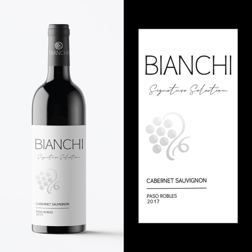 Bianchi Wine Label Design by eromano