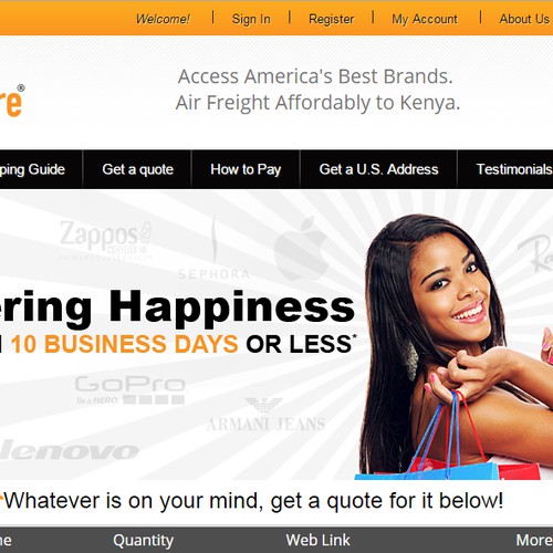 SAVO STORE - FRONT PAGE BANNER Design by JRTechnologies