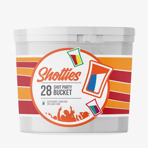 Party Bucket Label Design by ADD778