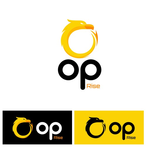 OP Rise Logo! Be inspired, bring your creativity, have some design fun! Design by kingsandy