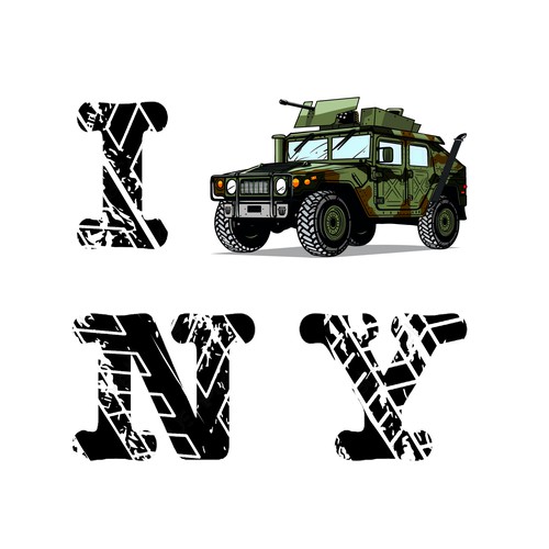 Attractive Logo for a Military Humvee Experience in the middle of the Big Apple Design by Dangel_Ru