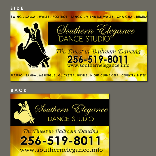 Design di Create the next design for Southern Elegance Dance Studio di Meg Jocson