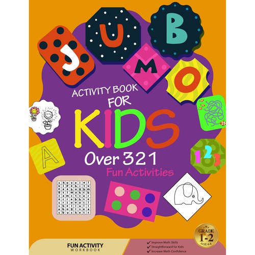 Fun Design for Jumbo Activity Book Design by Aaniyah.ahmed