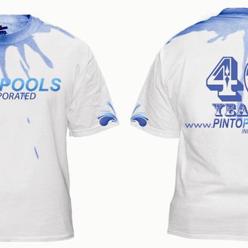 NEW Tshirt Design for swimming pool company Design by Choda