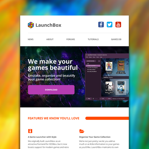 Gamer - Online Games Email Template