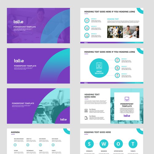 Inspiring PowerPoint template Contests - 99designs