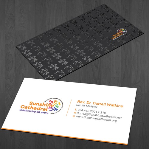 Business Card for Growing Progressing LGBTQ Church Design by a r t  ^ s t a r