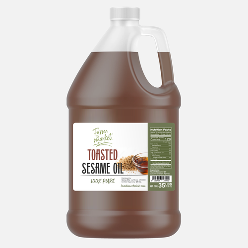 "Toasted Sesame Oil" winning Product label