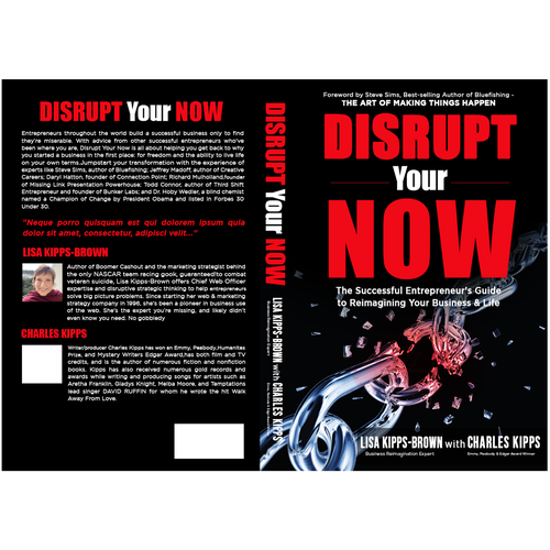 Entrepreneur book cover: world class experts & Emmy award-winning co-author Design by Log2