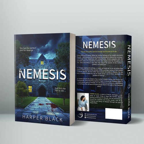 DESIGN A CHILLING BOOK COVER FOR A PSYCHOLOGICAL THRILLER NOVEL Design by IvanoL