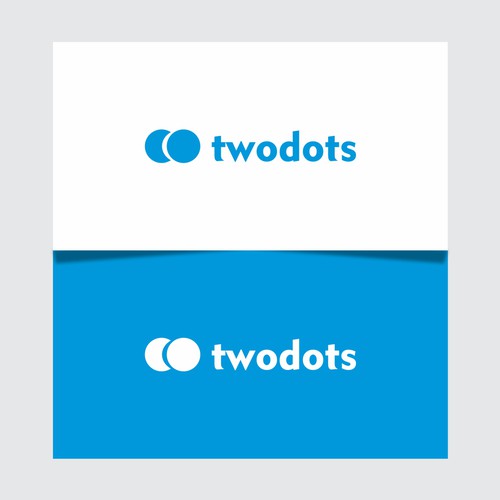 Two Dots Software Fraud Prevention Logo Design - Modern and Simple! Design by KRNVVN™