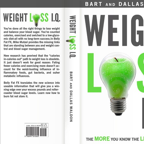 Design a creative and simple cover for weight loss book Design by Milica M.