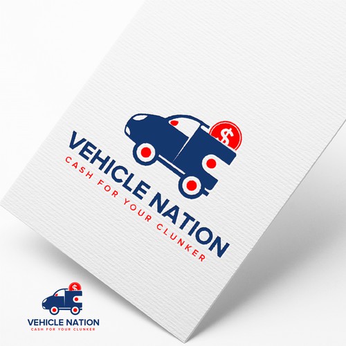 Vehicle Nation Seeks Logo For Junk Car Business. Design by smitadesign