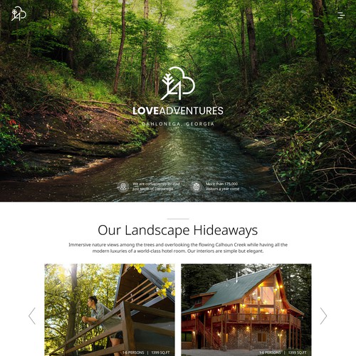 LoveAdventures Website Design by Obizzy